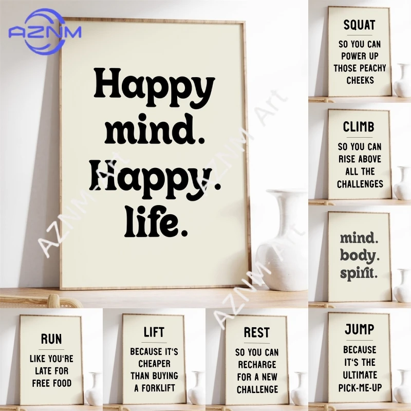 Póster con cita de moda: el ejercicio es medicina, impresiones en lienzo, cuadro de arte de pared motivacional e inspirador para decoración del hogar