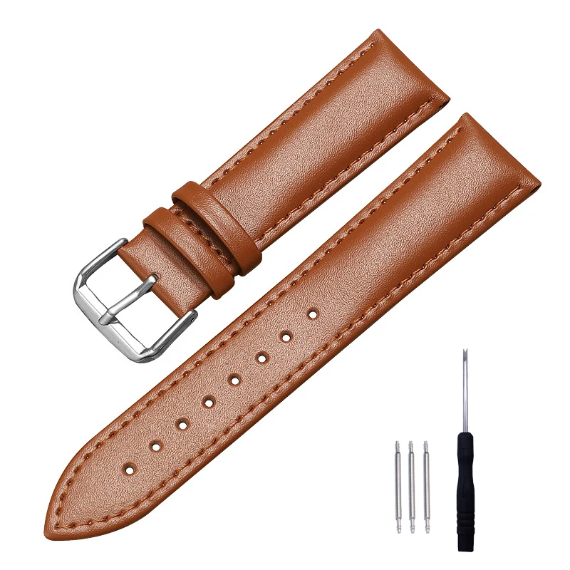 14mm 16mm 18mm 20mm 22mm Lederband für Samsung Galaxy Huawei GT Soft Watch Armband schlaufe für Huami Amazfit Ersatz