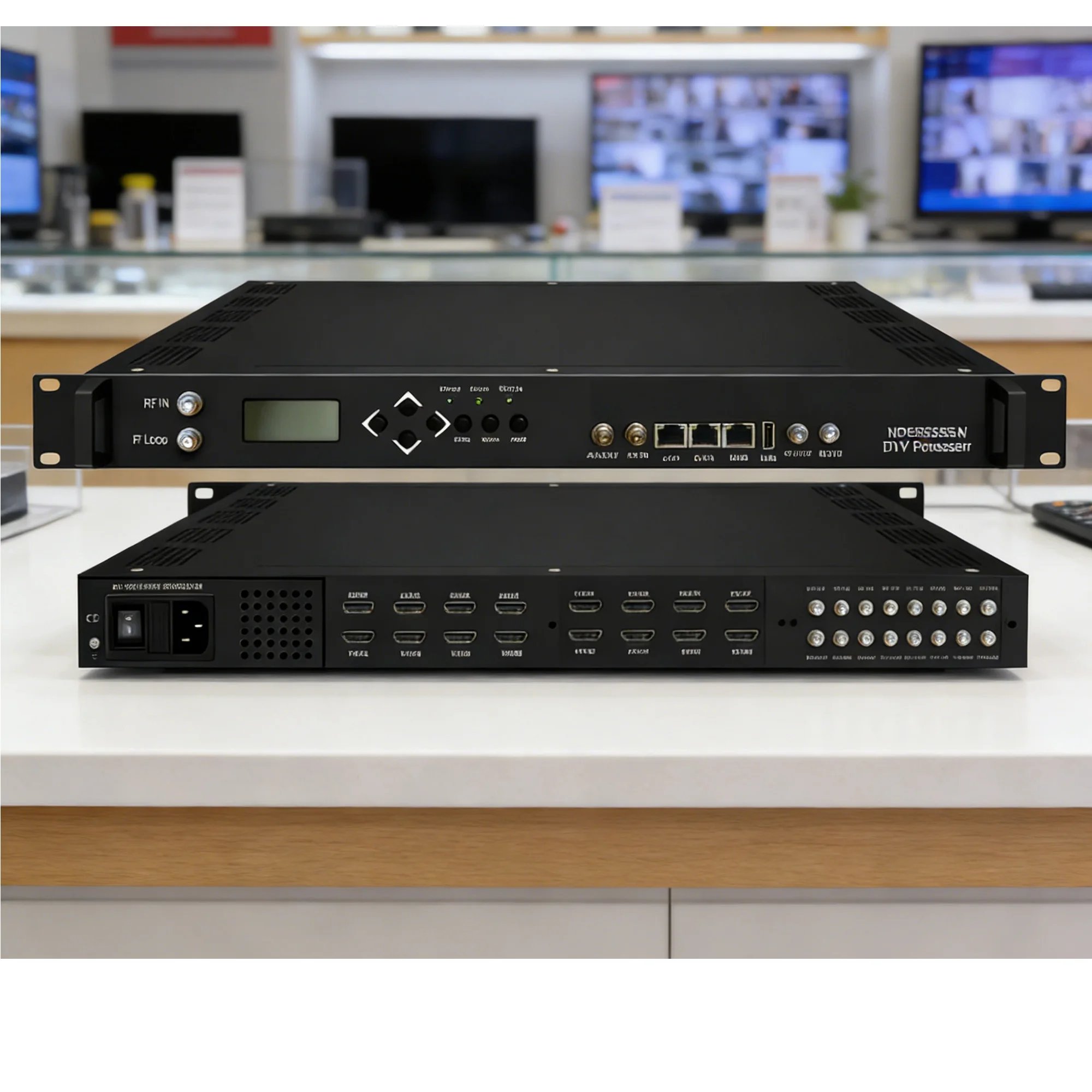 8 16 Tuner Receiver Modulator + 8/16 HD Encoder Modulator Tuner/HD MI to RF DVB-T DVB-C ATSC ISDBT dtmb Modulator IPTV CATV