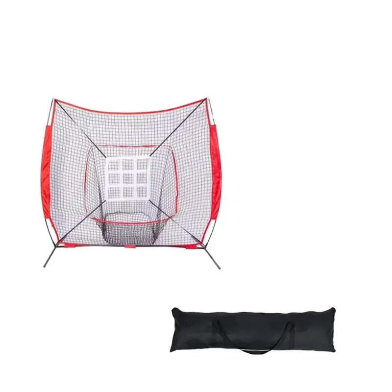 Portable baseball batting net for left-handed and right-handed, supports OEM/ODM, outdoor training, made in Guangdong