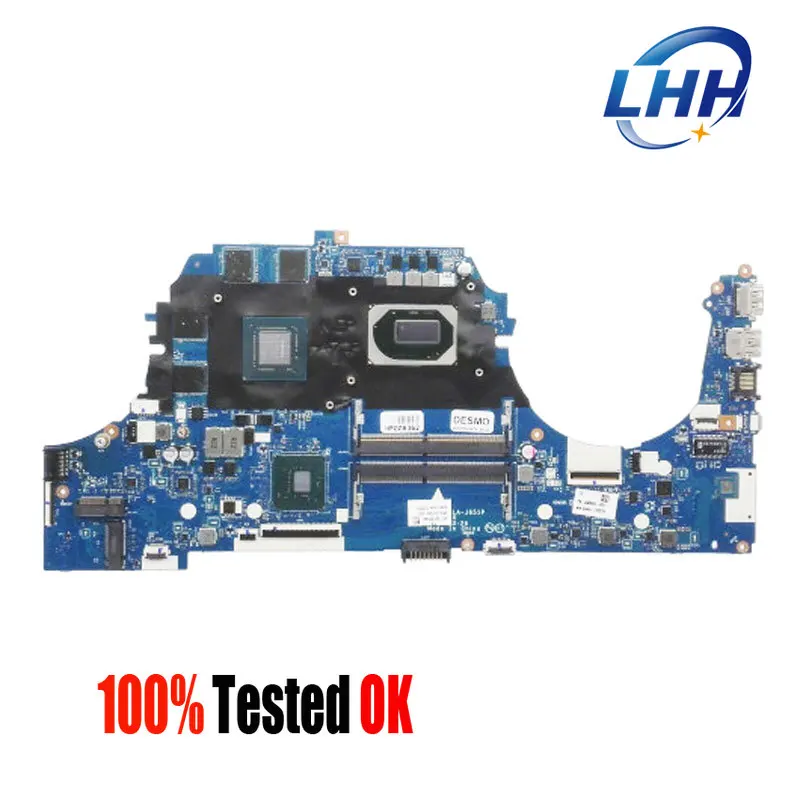 

LA-J651P Mainboard for HP 17-CD Laptop Motherboard with I5-10300H I7-10750H CPU GPU GTX1650TI