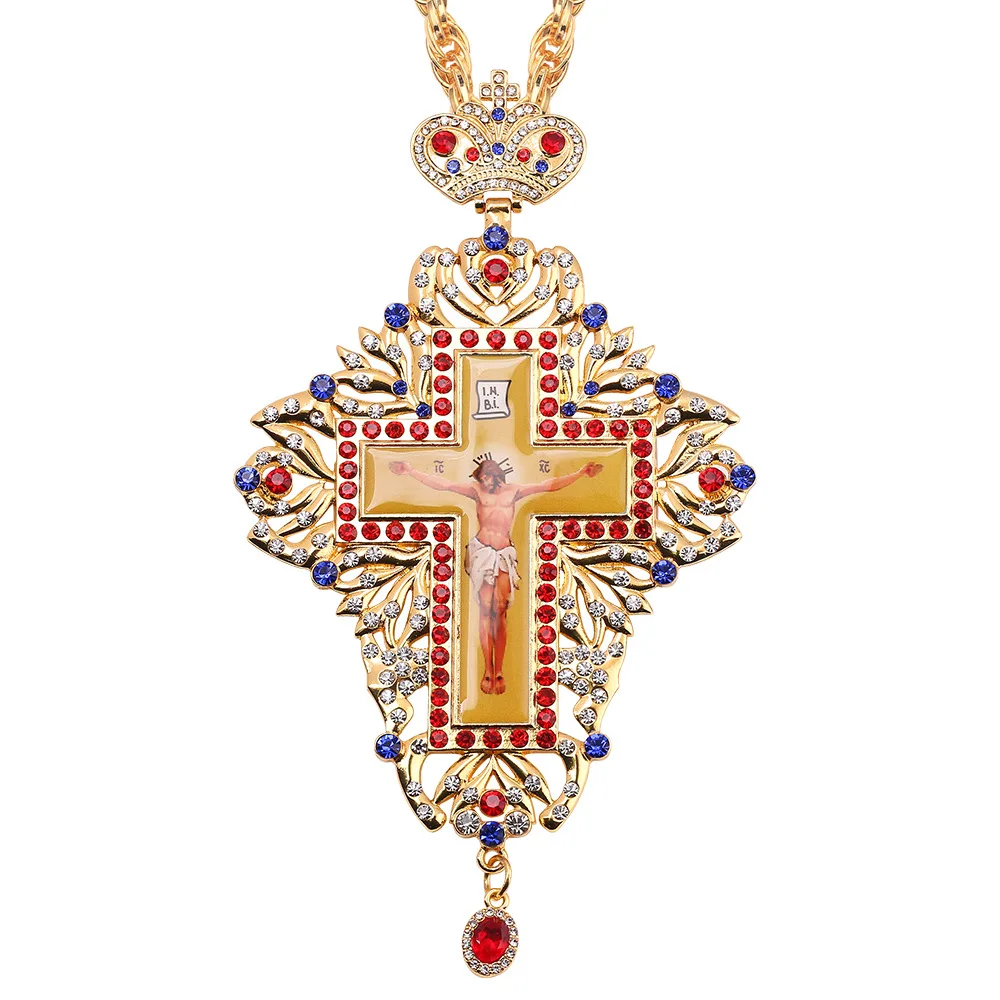 

Fashion Religion Christian Jesus Cross Necklace for women Elegant Banquet Party Jewelry Religious Faith Accessories Gifts