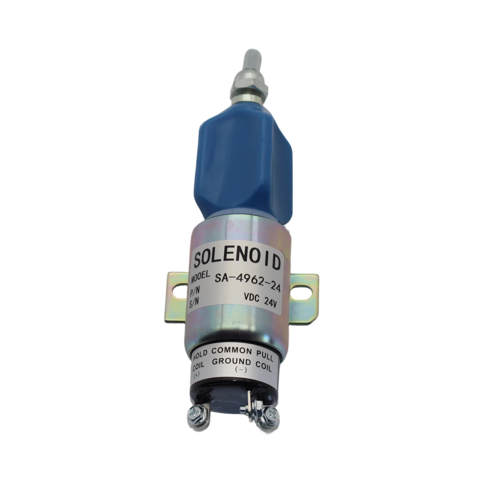 24V Fuel Shut Off Solenoid SA-4962-24 1751-24E7U1B1A SA-4148-T For Volvo ZF Mitsubishi 6D24 Doosan Cummins Hyundai R160LC-R
