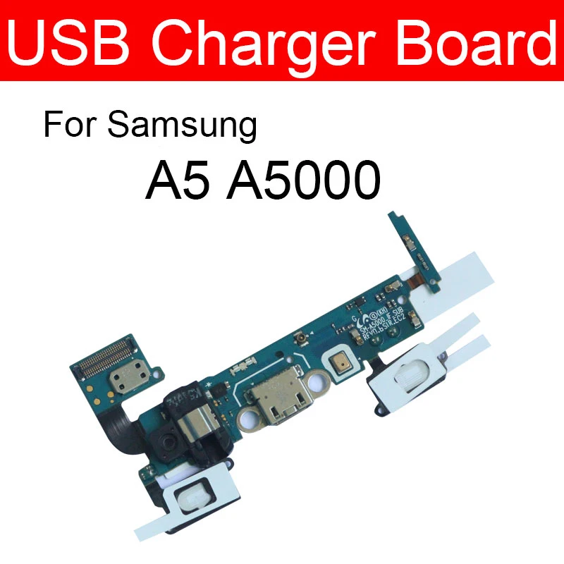 Wtyczka USB ładowarka Jack Board dla Samsung Galaxy A5 2015 2016 A510F A500F A5000 A5100 Port ładowania Usb stacja dokująca wymiana