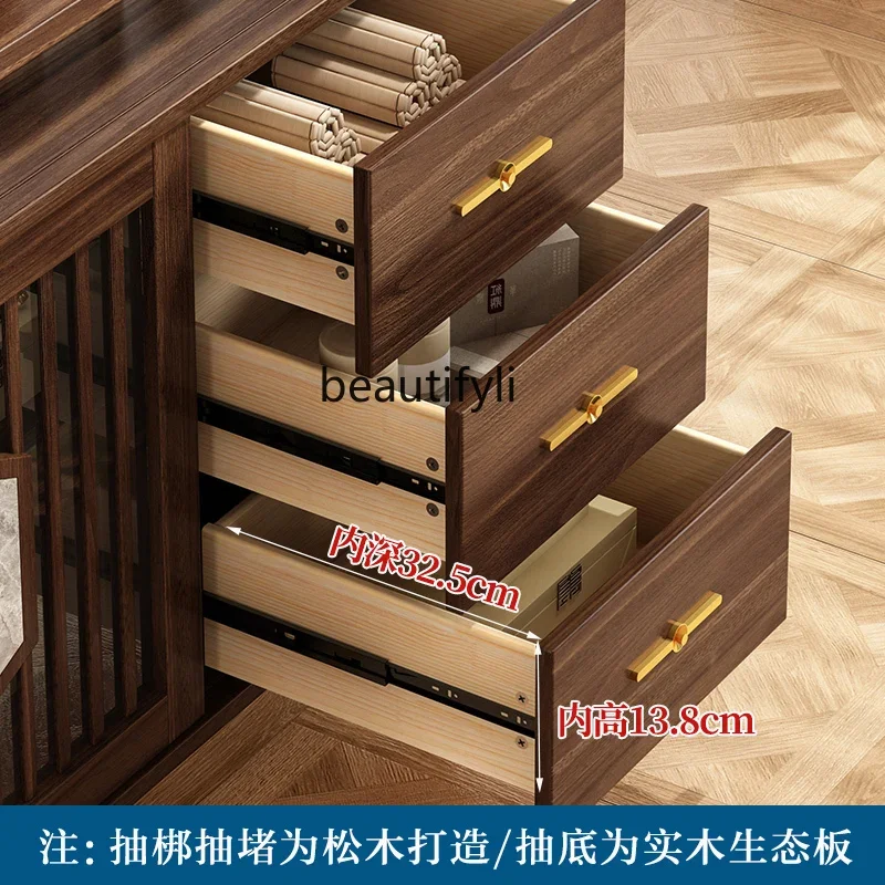 YH  Solid wood table incense table Household Shentai New Chinese  Fotai Gongtai table Middle hall cabinet