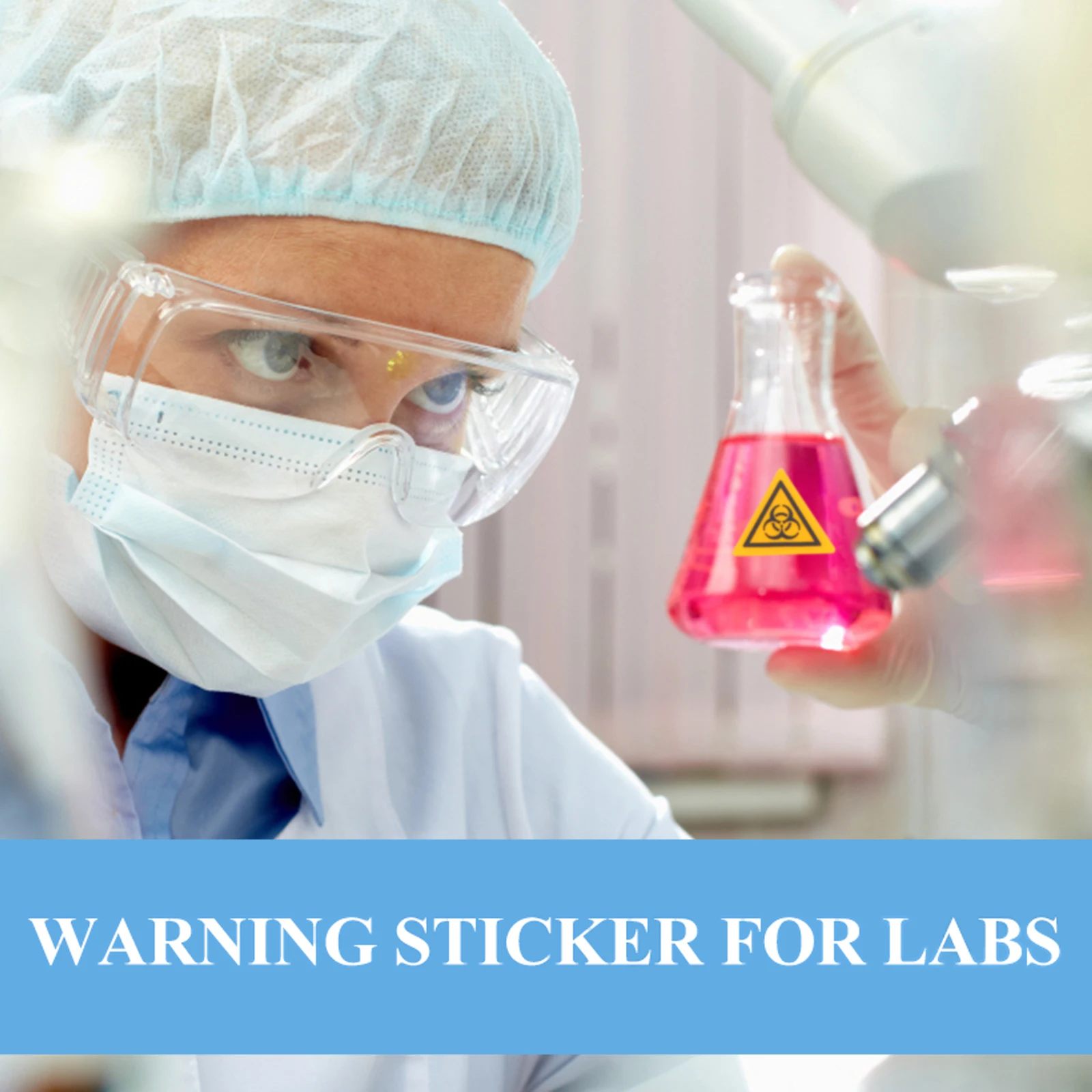 

10 Pcs Sign Caution Decals Label Matte Material Warning Sticker Stickers