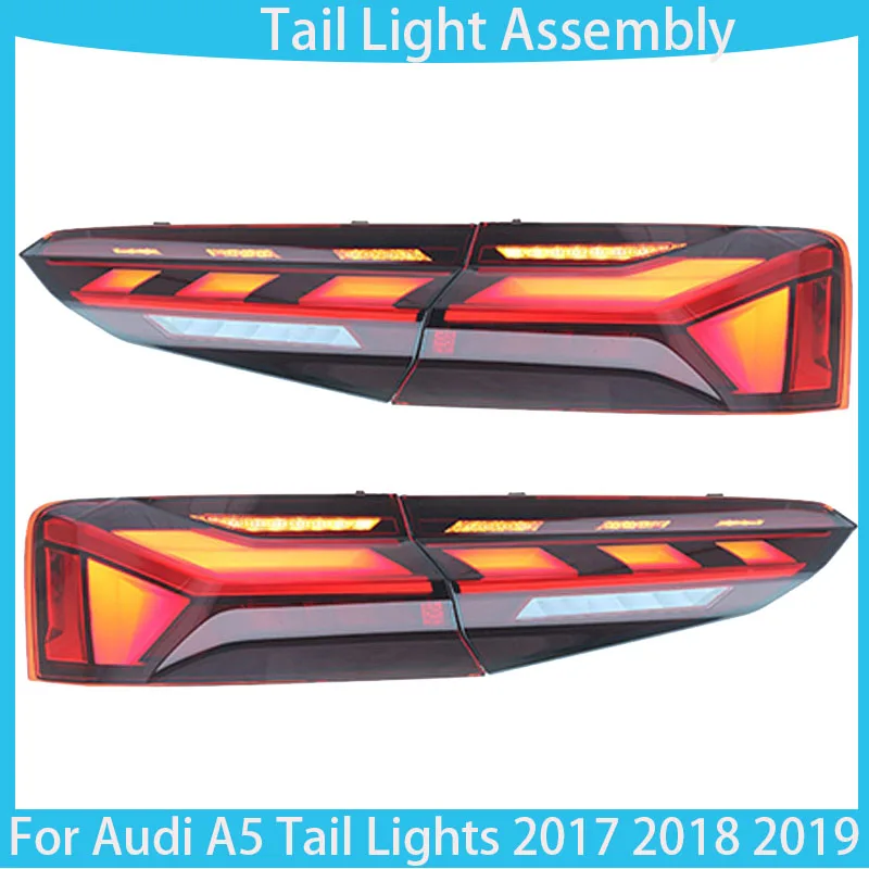 

For Audi A5 Taillight 2017-2020 Modified RS5 Dynamic Scanning LED Steering Brake DRL Rear Tail Light Assembly Car Accessory Lamp