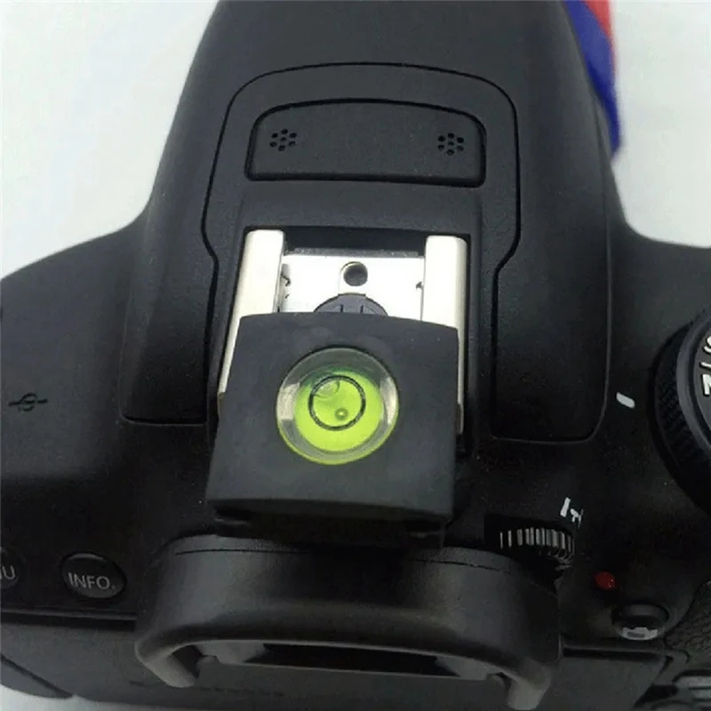 5 Piece SLR Camera Bubble Spirit Level Hot Shoe Protector Cover Black Plastic Cameras Accessories Spare Parts