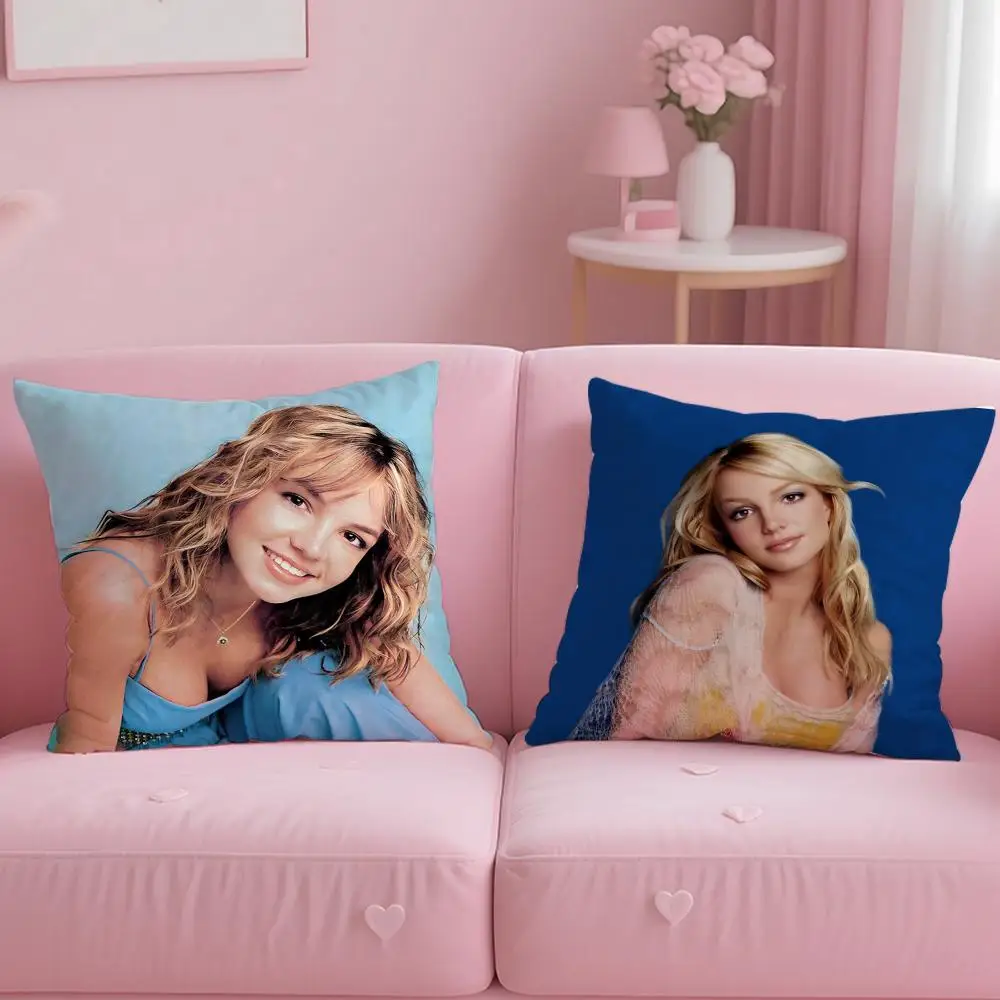 Singer B-Britney Spears Cushion Cover Comfortable Reversible Pillow Cover Ideal for Car Sofa Bedroom & Beyond