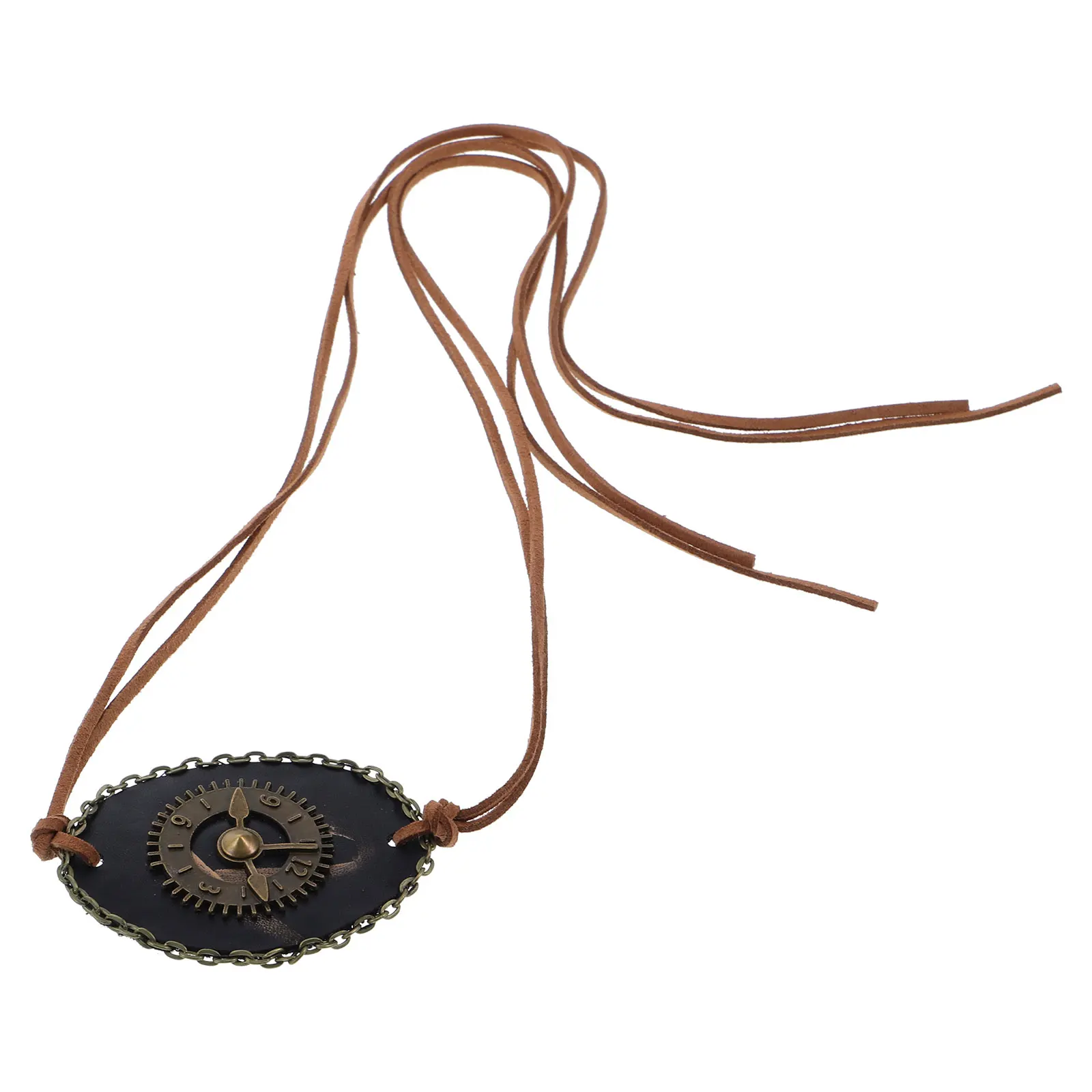 

Retro Gear Single Eye Patch Lightweight Breathable Comfortable Punk Party Cosplay Adults Eye Cover Portable R om Color