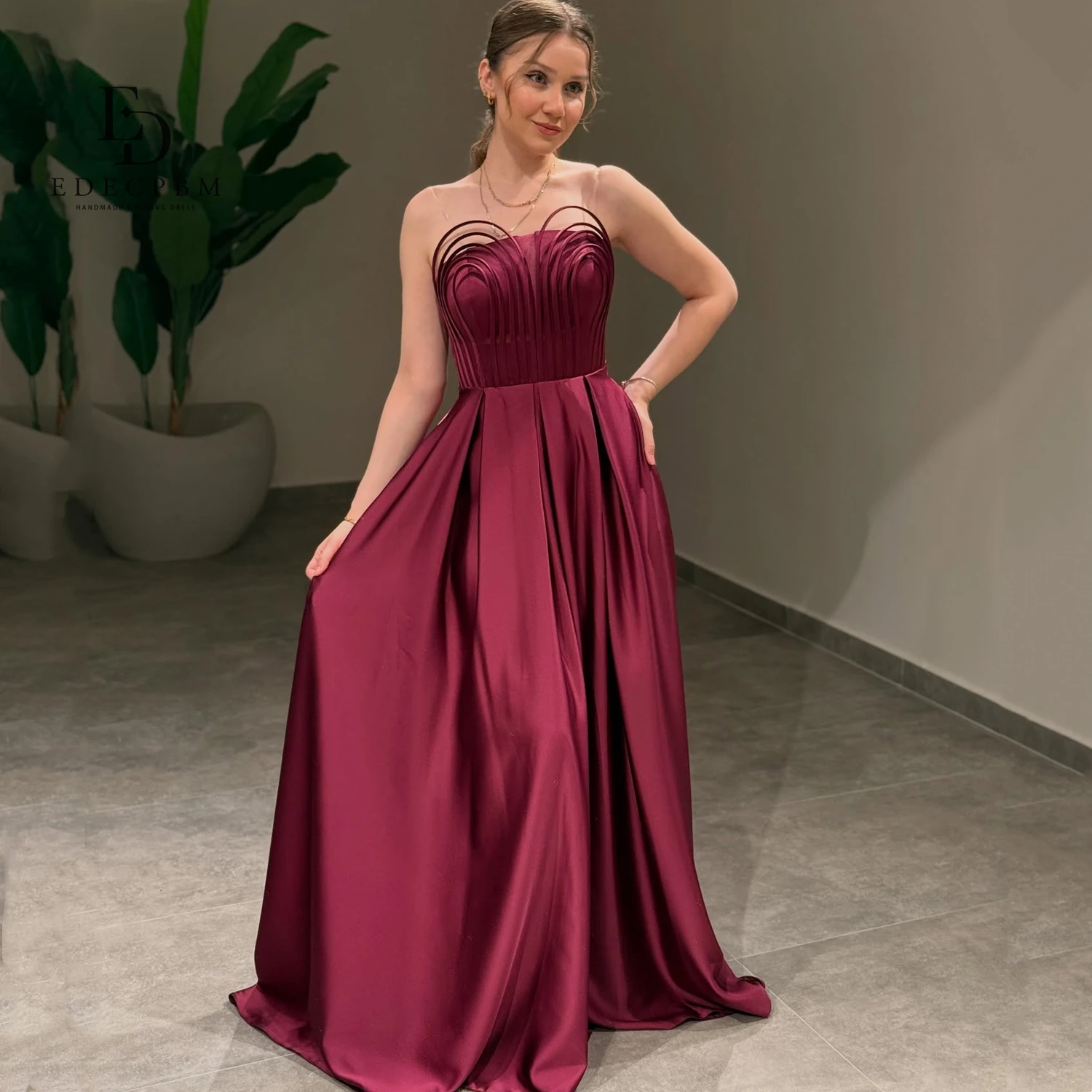 

EDECPBM Customized Cocktail Dress Evening Dresses Woman Elegant Womens Dresses for Special Occasions Women Formal Dress Prom New