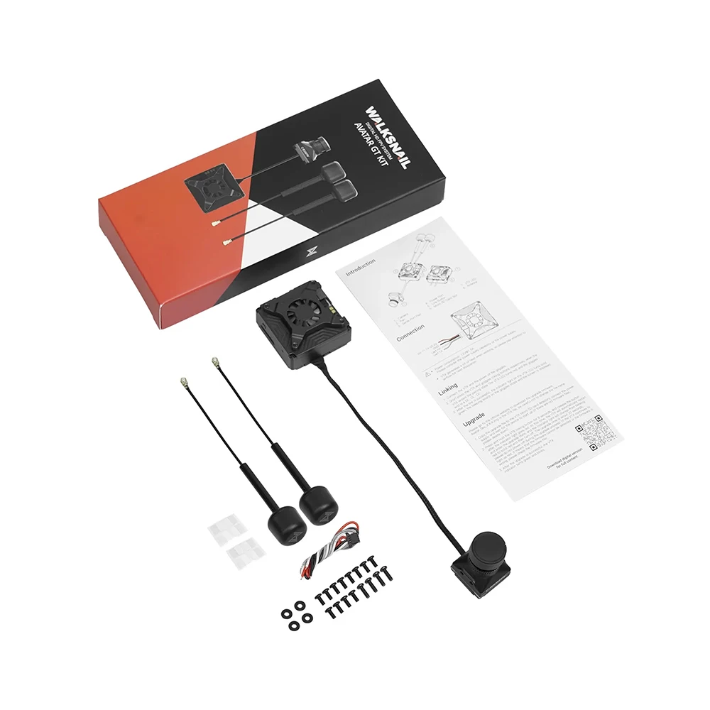 Walksnail Avatar GT KIT 160g ° Kamera FOV HD Pro VTX do drona FPV Kompatybilna kamera Moonlight DVR Podwójna antena 4K