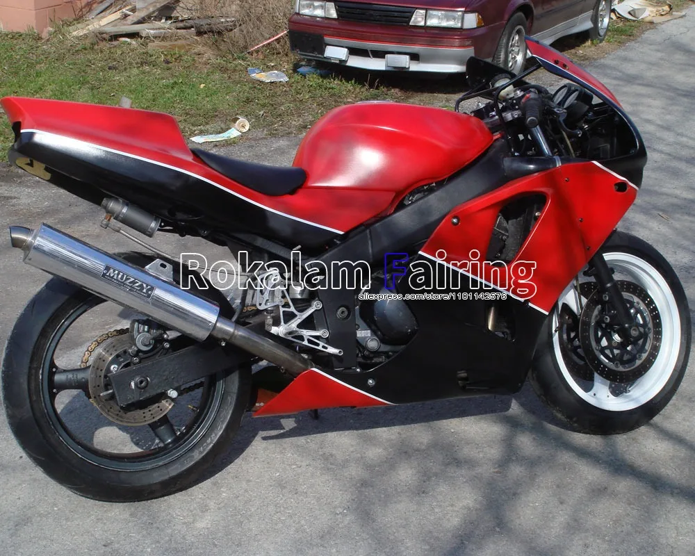 

Для Kawasaki NINJA ZX-6R 636 ZX636 94 95 96 97 ZX6R ZX 6R 1994 1995 1996 1997 Aftermarket Красный Черный Комплект обтекателя мотоцикла