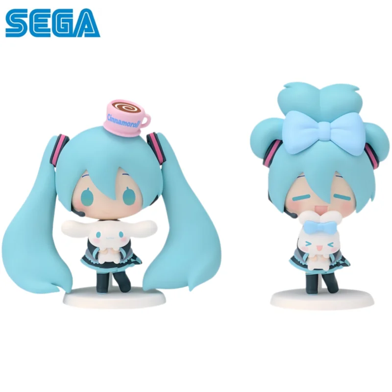 

В наличии: Оригинальная коллекционная фигурка Sega Cinnamoroll Miku, новая, в коробке, модель для гаража, сувенир, украшение.