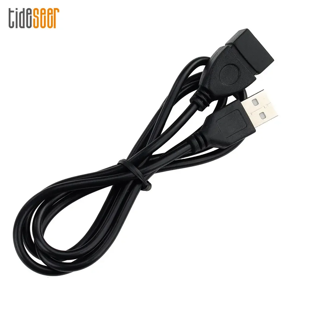 200pcs 1M USB 2.0 A Male to Female Extension Cord Data Charge Extra Extender Cable For Samsung Laptop PC Computer