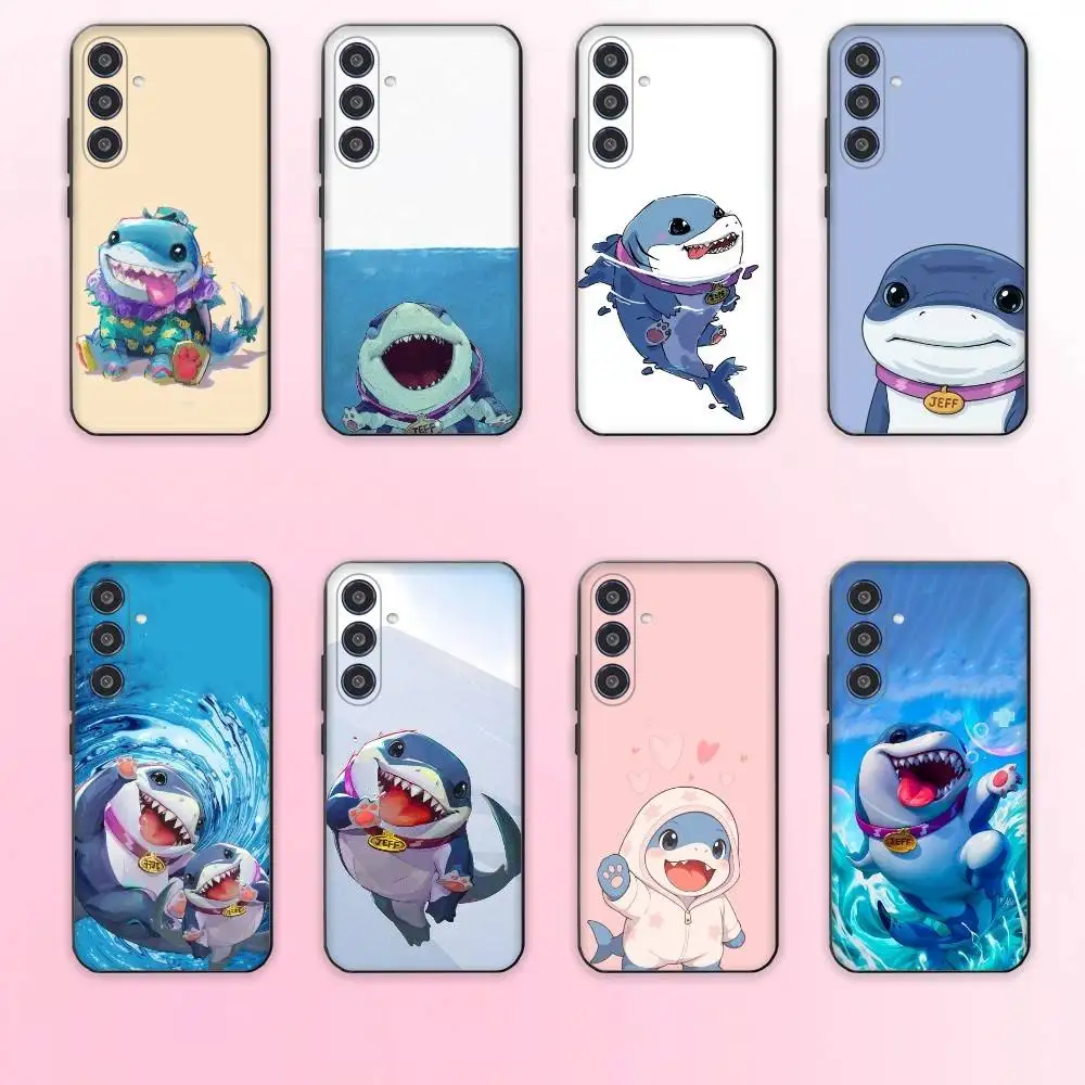 

The Land Shark J-JeffS phone Case For Samsung Galaxy A73,A72,A71,A70,A53,A52,A51,Others Soft Black Shell