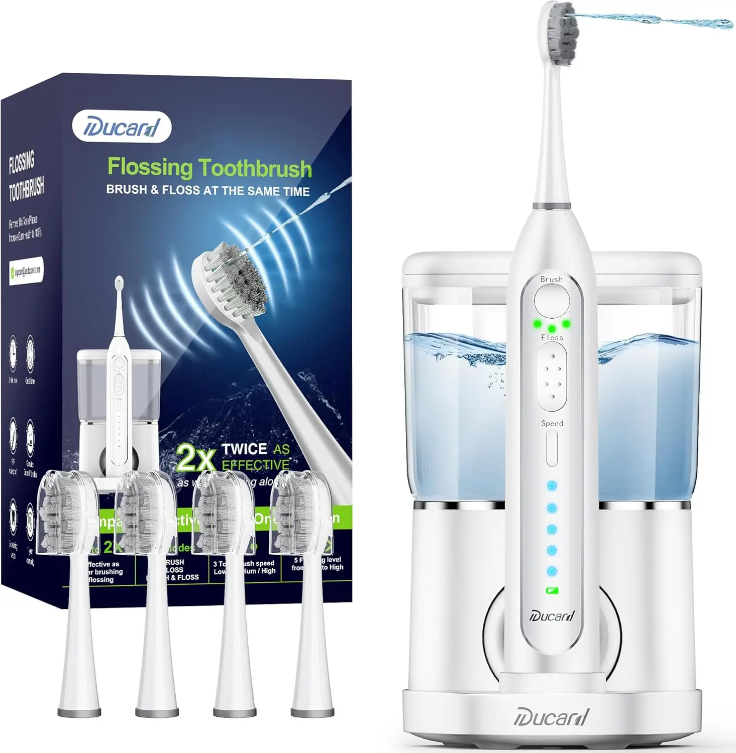 Electric Toothbrush and Water  Combo 3 in 1