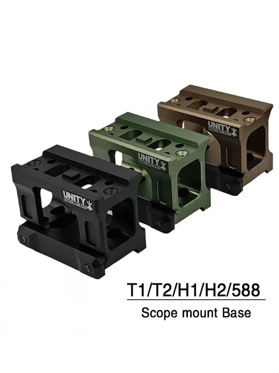 Tactical YR271 UNITY Fast Riser Mount For Tactical Airsoft T2 ROMEO5 Red Dot Sight Scope Universal Heightening Bracket