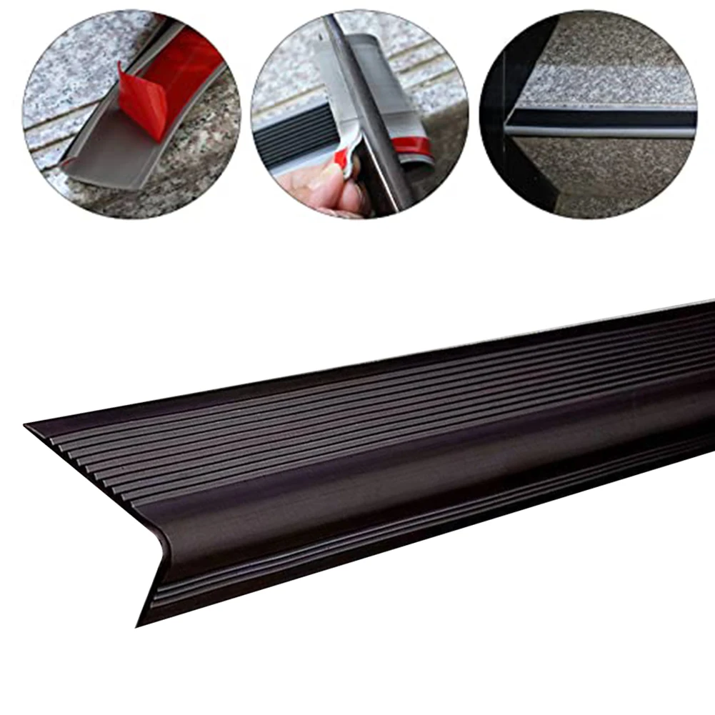 Non Slip Stair Edge Strips PVC Treads for Enhanced Safety and Flame Retardant Protection on Indoor and Outdoor Stairs