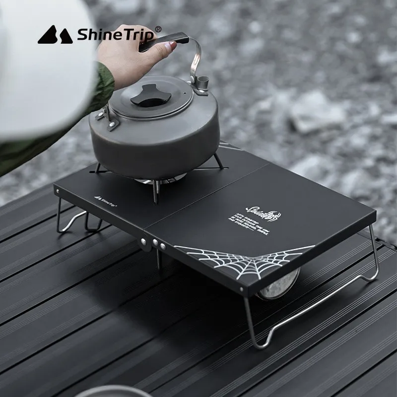 

Shine Trip ST-310 Stove Table Outdoor Picnic Portable Spider Stove Foldable Storage Card Insulated Table