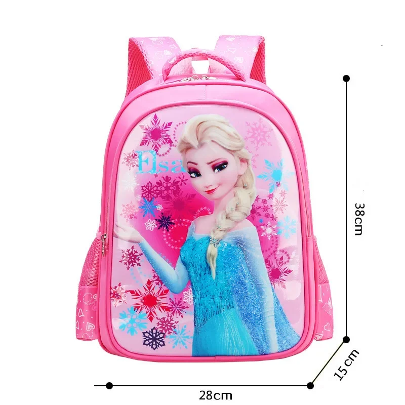 Disney Elsa Anna Princess School Bag for Girls Frozen Children Backpacks Kids Shoulders Bag