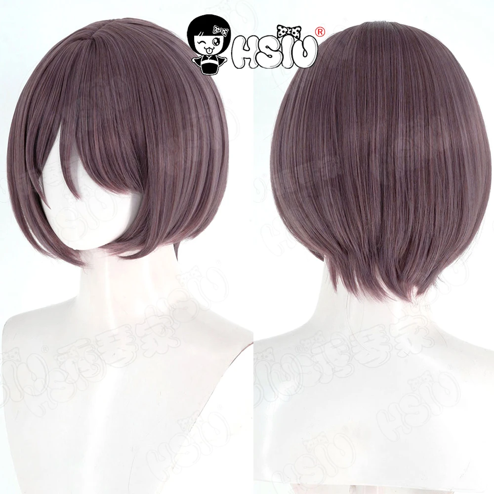 

Milk Cosplay Wig HSIU 30CM Fuchsia short hair Heat Resistant Wigs+Wig cap Game NIKKE The Goddess of Victory Mil Cosplay