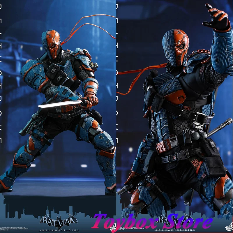 

HOTTOYS HT 1/6 Scale VGM30 Deathstroke Movable Soldier Model Batman Arkham Original 12" Full Set DC Super Hero Action Figure