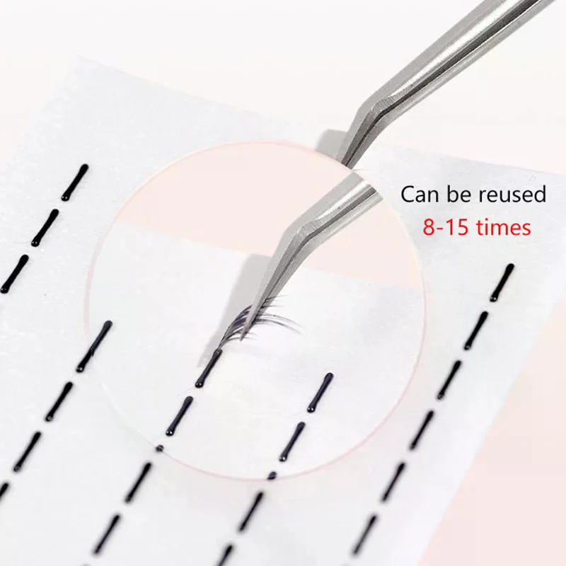 Waterproof Adhesive Tape Glue-Free Eyelash Glue Strip Self-Adhesive Lashes Glue Hypoallergenic Makeup Tools Home Daily 40/200pcs