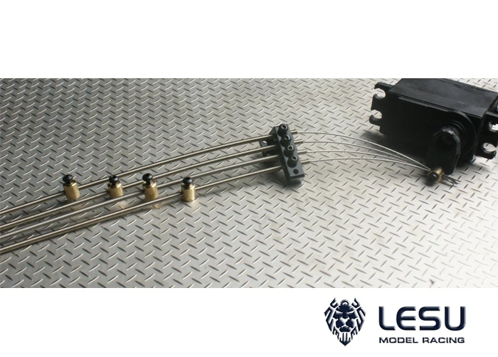 LESU Für 1/14 Tamiya LKW-Traktor G-6021 Verriegelungsbrücke Verriegelungsöffnung Fester Sitz Leiterbasis – Detail 2