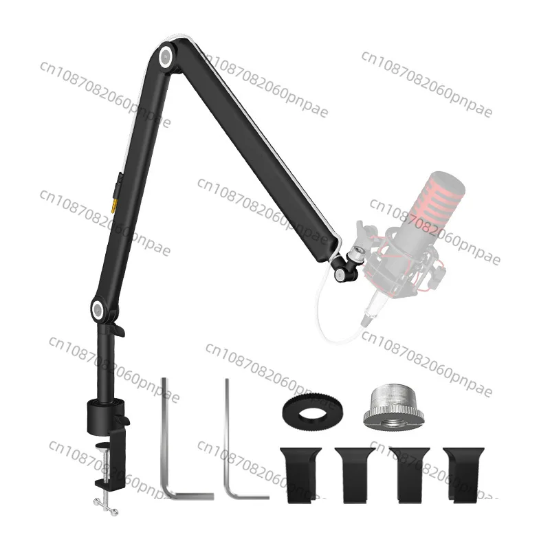 

Desktop cantilever bracket, microphone microphone lazy universal folding live broadcast Karaoke cable hidden high-end bracket