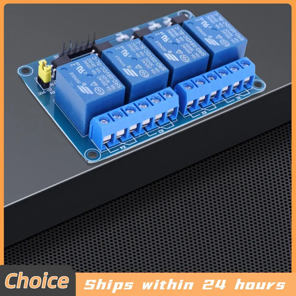 Expansion Board 5V 12V 4-Channel Relay Module with Optocoupler Relay AVR 51 PIC 4 Way Relay Module for Arduino