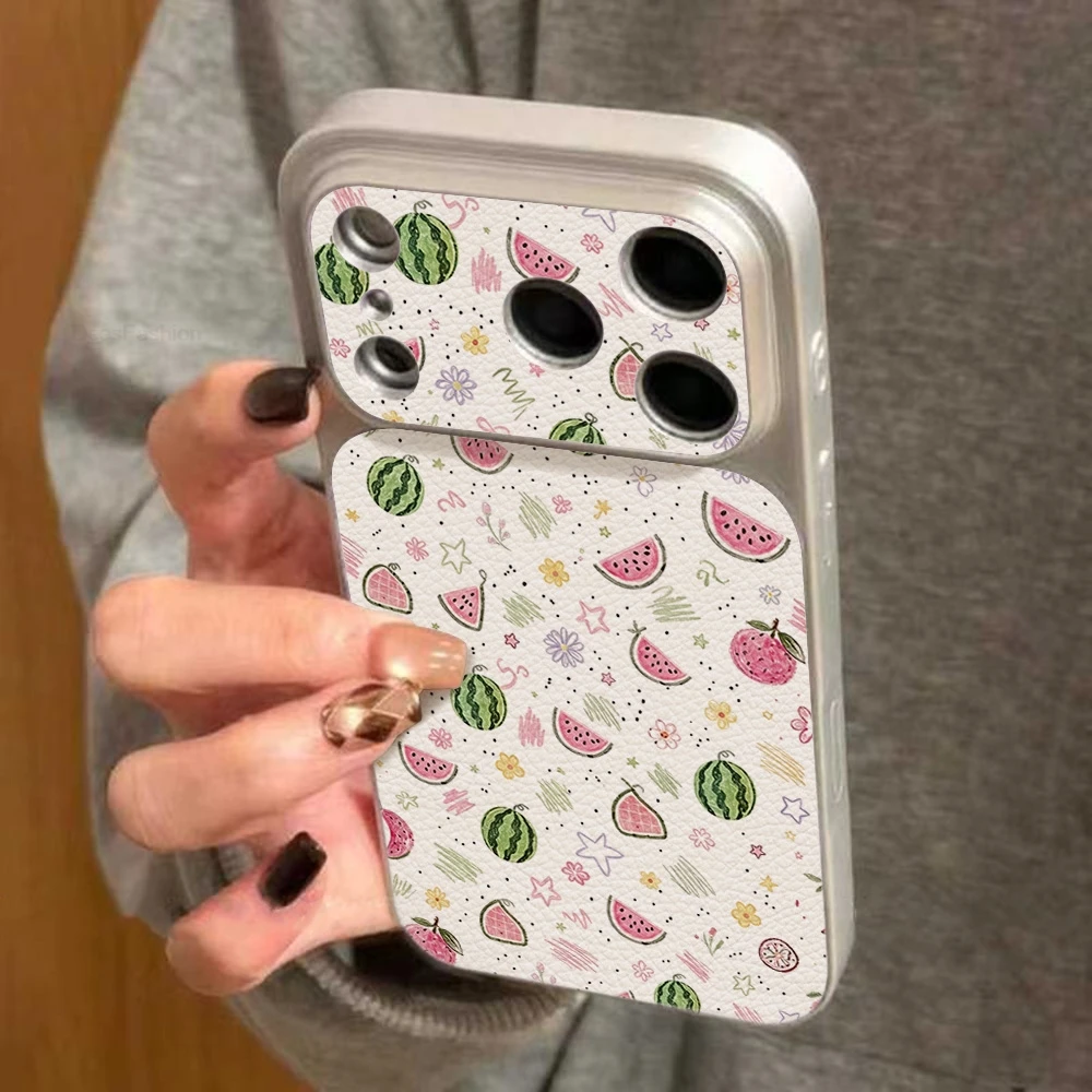 เคสโทรศัพท์หนังลายผลไม้แตงโมฤด - Phone Cases Leather บทวิจารณ์และราคา
