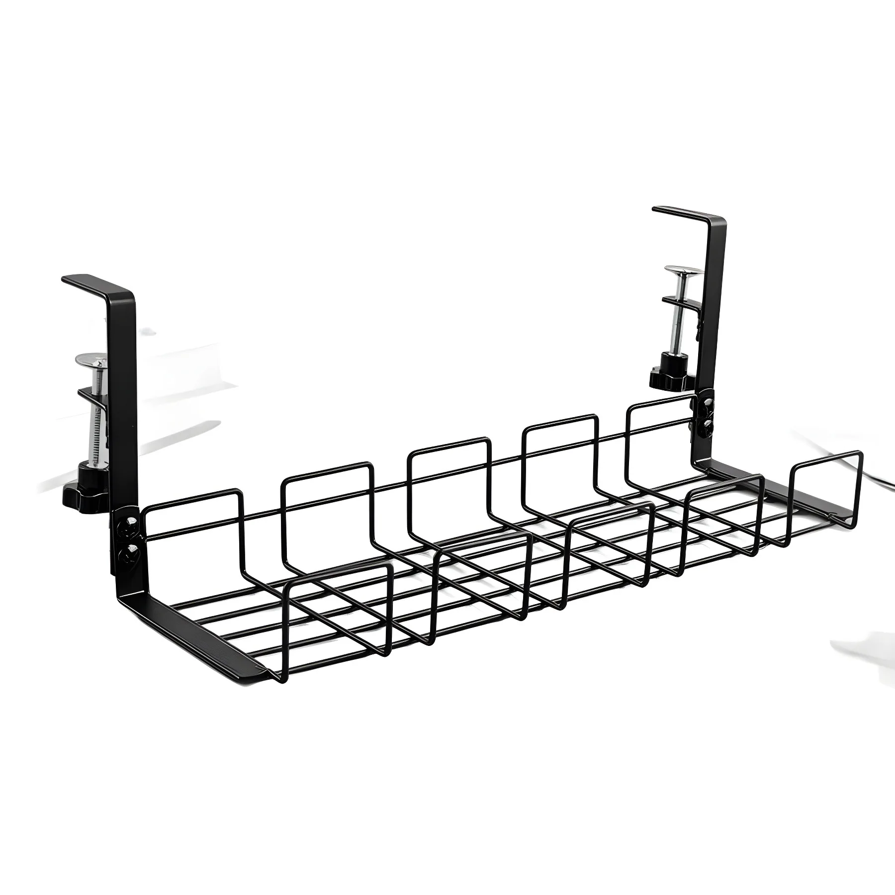 Under Desk Cable Management Tray,Metal Wire Cord Holder, Desk Cable Storage Basket for Home Office Desktop Wire Hiding Solution - view 4