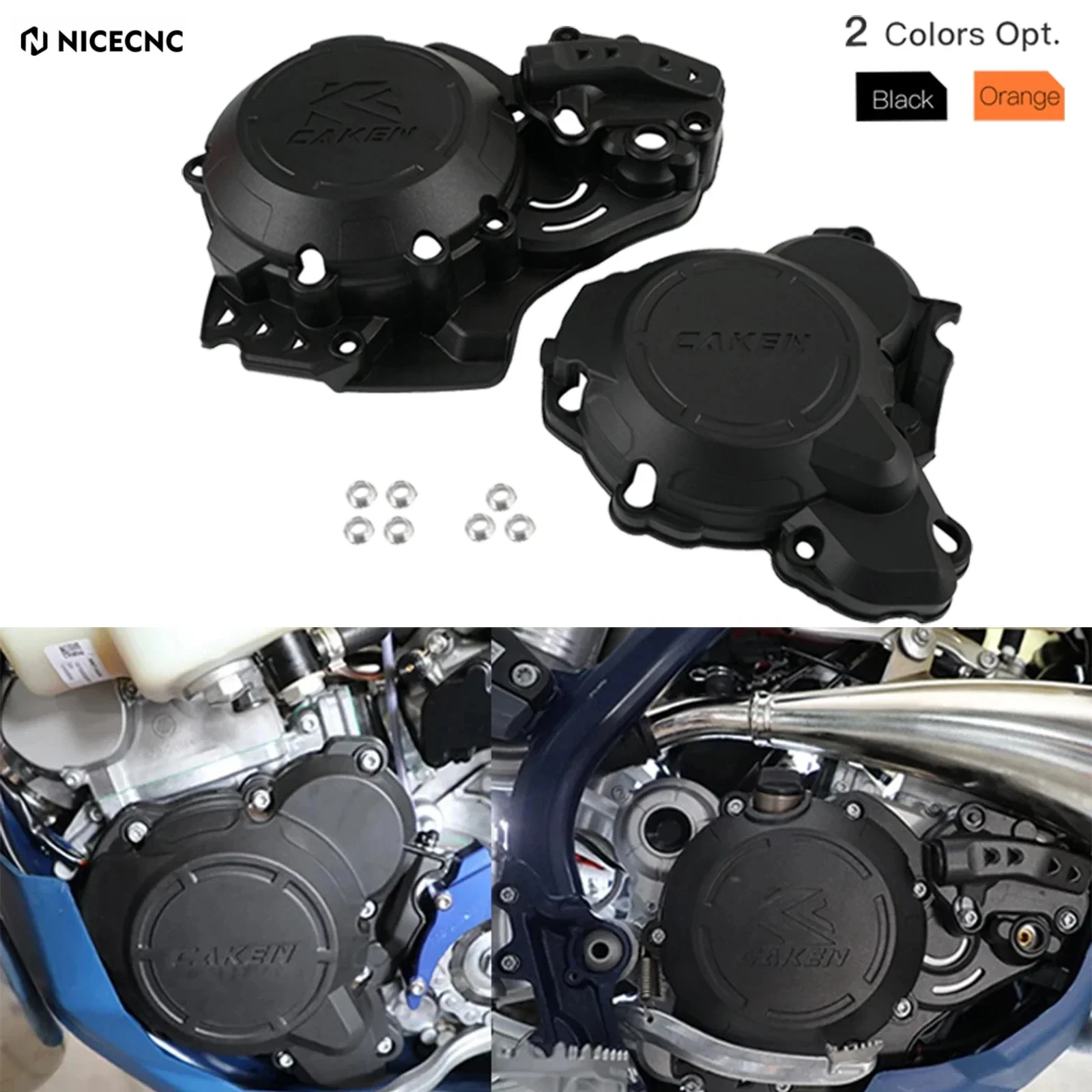 

For Husqvarna TE 300i TE 250i TEi 250 2020-2023 TC 250 2019-2022 Motorcycle Crankcase Guard Ignition Protector Clutch Cover Kit