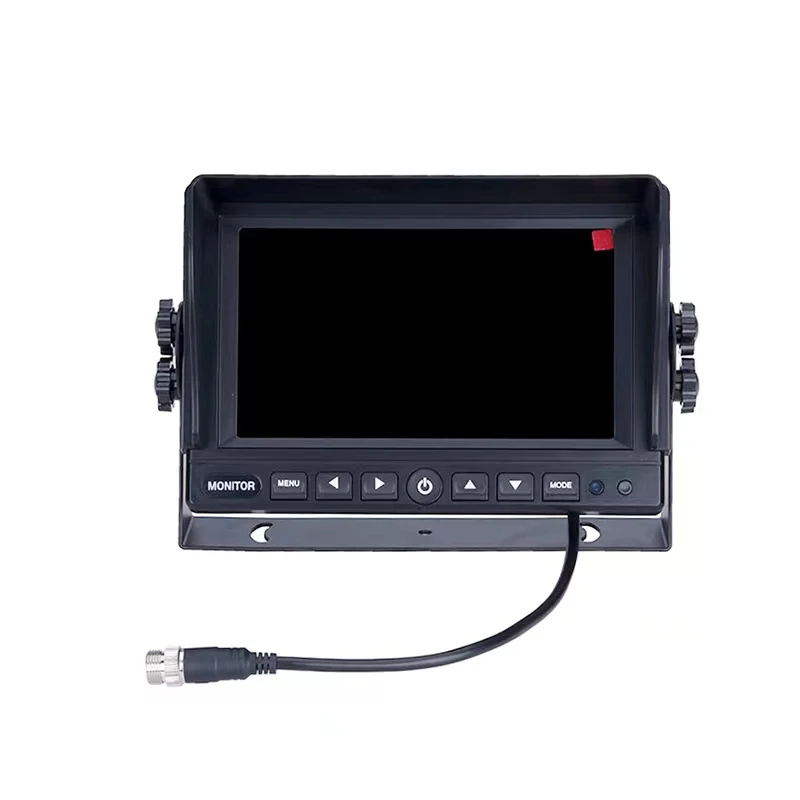 SeemeTech 7-Inch IPS LCD 1080p NTSC/PAL Portable Remote Control 2-Channel Split Screen Display Truck Auto Monitor Camera /MP3