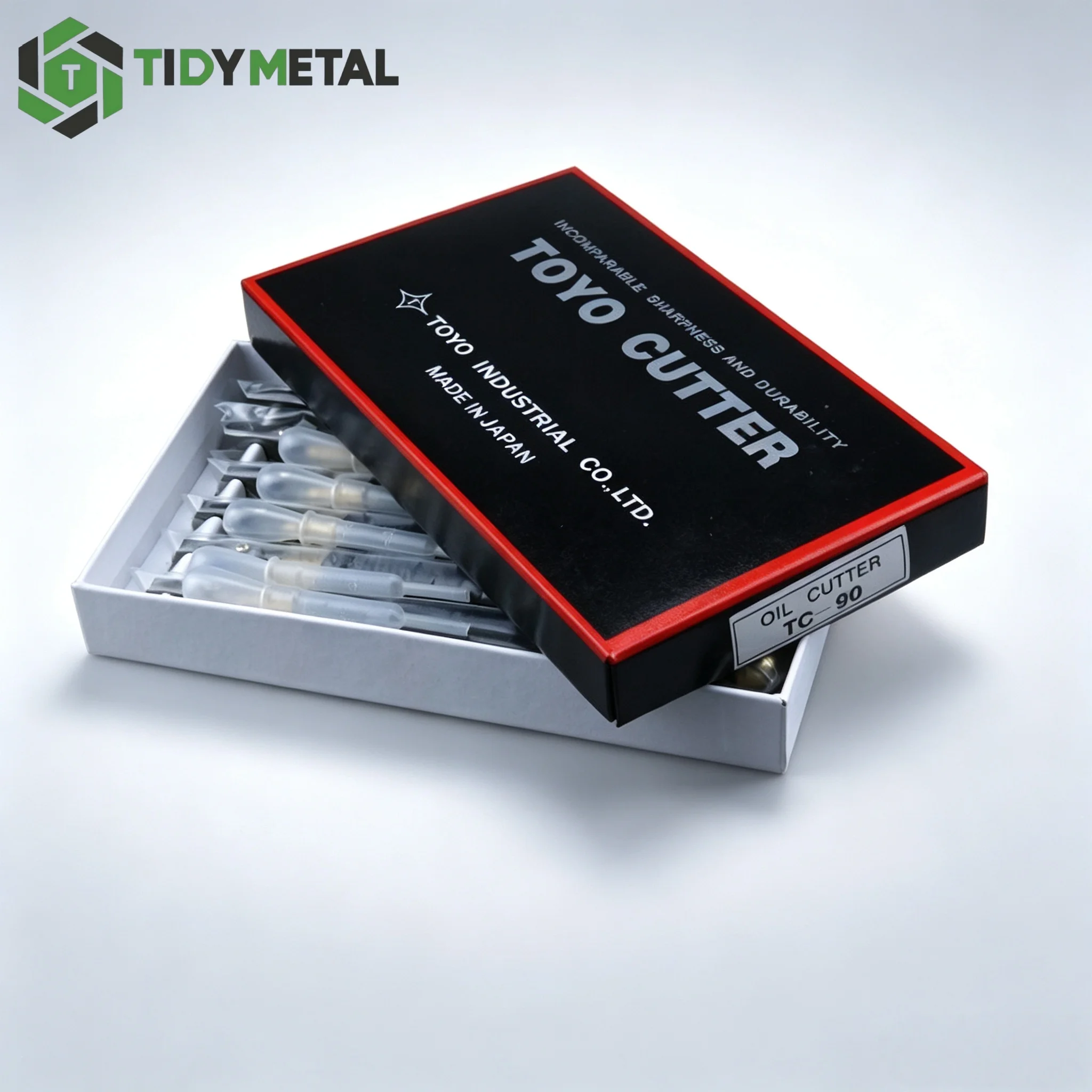 Japan TOYO TC-90 Glass Cutter Nylon Handle Self-Oiling Diamond Wheel for Precision Glass Cutting up to 3-12 mm