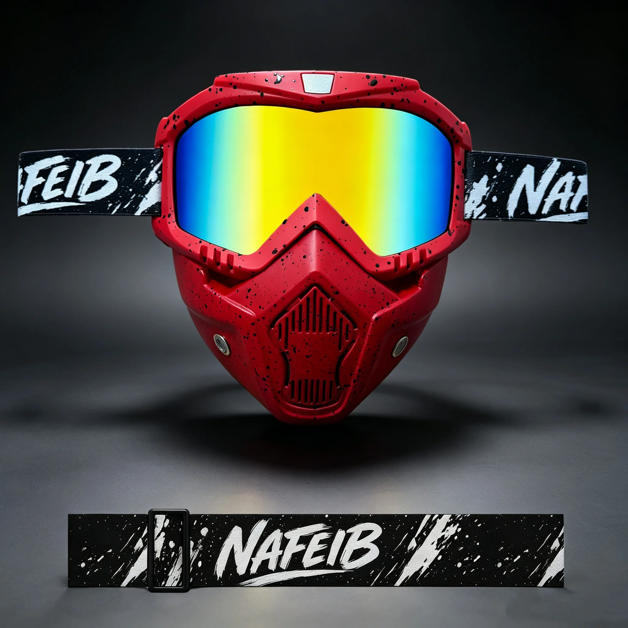 Professional Motocross Mask, UV400 HD Wind‑Dust‑Proof Goggles for Off‑Road Cycling Skiing & Outdoor Sports