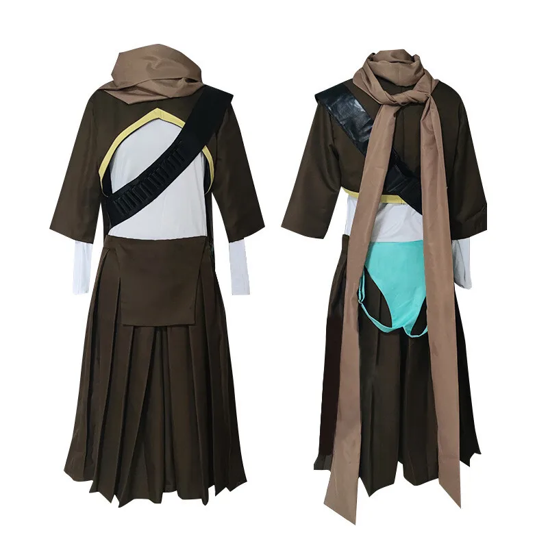 

Fulujiacos Game Sansy Cosplay Costume Anime Top Pants Adult Outfit