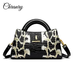 2023 NEW Fashion Patent Leather Women Handbag Luxury Classic Tote Alligator Shoulder Bags Designer Female Bolsos Party Clutch