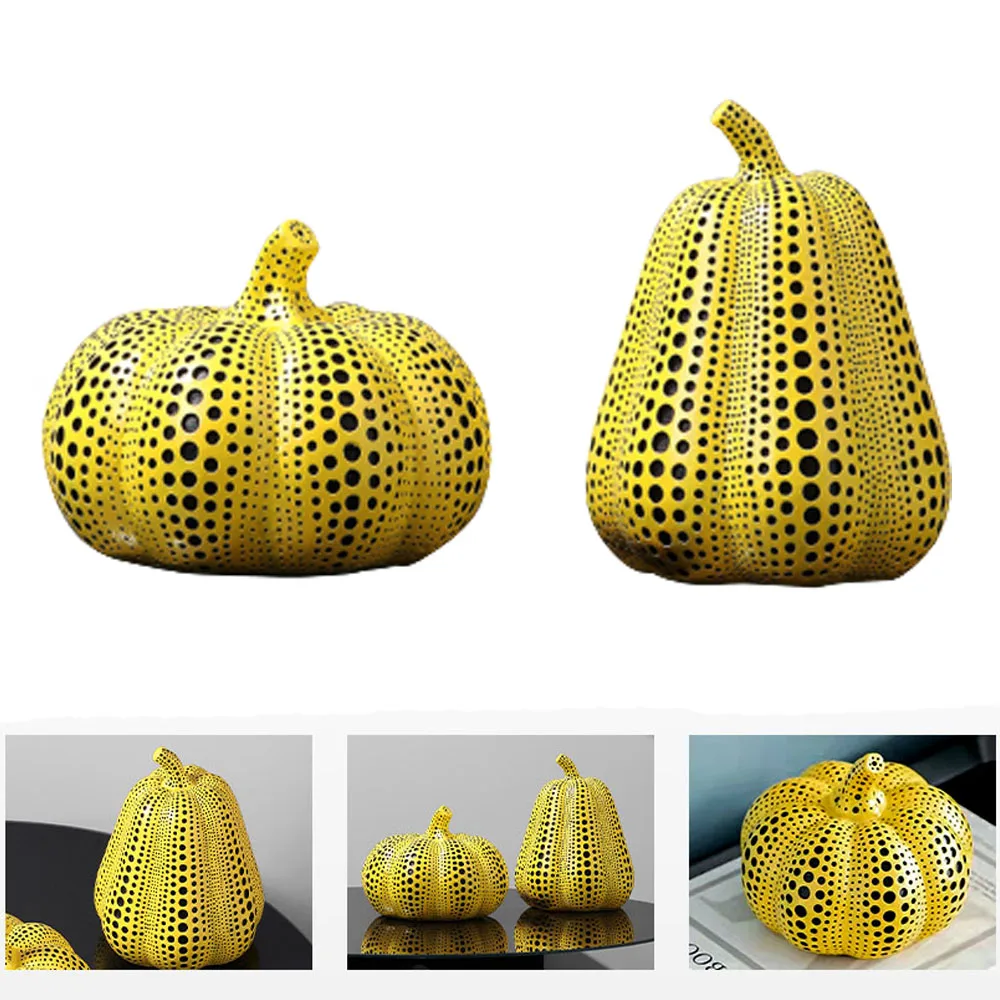 

Halloween Artificial Pumpkin Statue Furnishings Decorations Ornaments Pumpkin Artist Creative Home Decor Wave Point Pumpkin