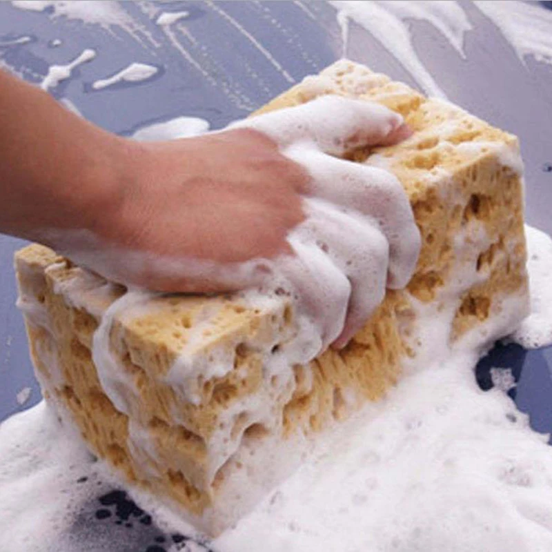 New Car Wash Sponge Block Automotive Motorcycle Cleaning Supplies Large Size Honeycomb Sponge Brush Car Detailing