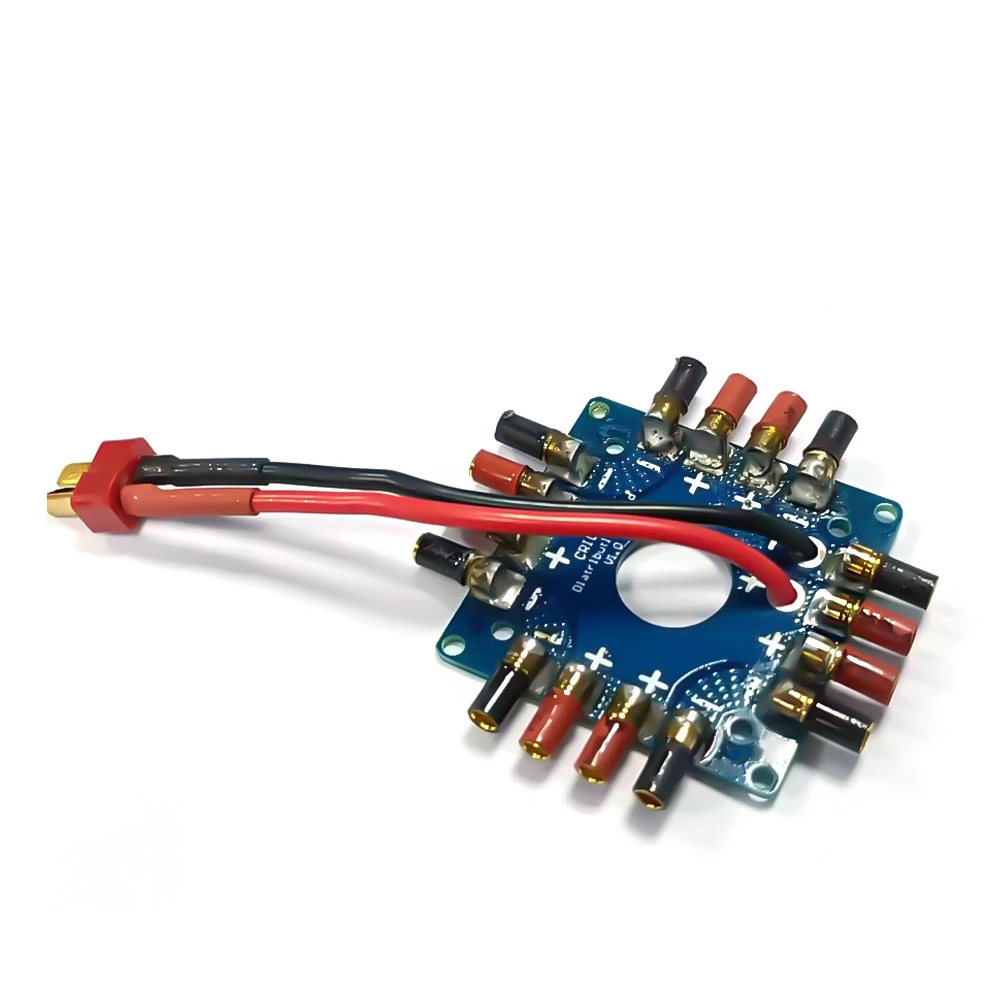 Waterproof ESC Distribution Board Connection Board Soldered T / XT60 Plug & 3.5mm Banana Bullet Connectors For Quadcopter FPV