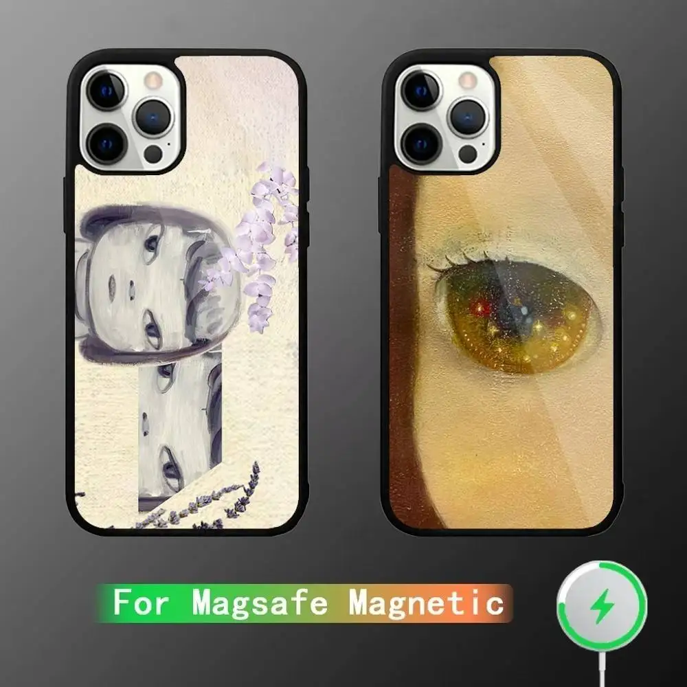 

Cute Y-Yoshitomo Nara Phone Case For iPhone 17,16,15,14,13,12,11,Pro,Max,Plus,Mini,SE4,E Magnetic Magsafe Wireless Charging