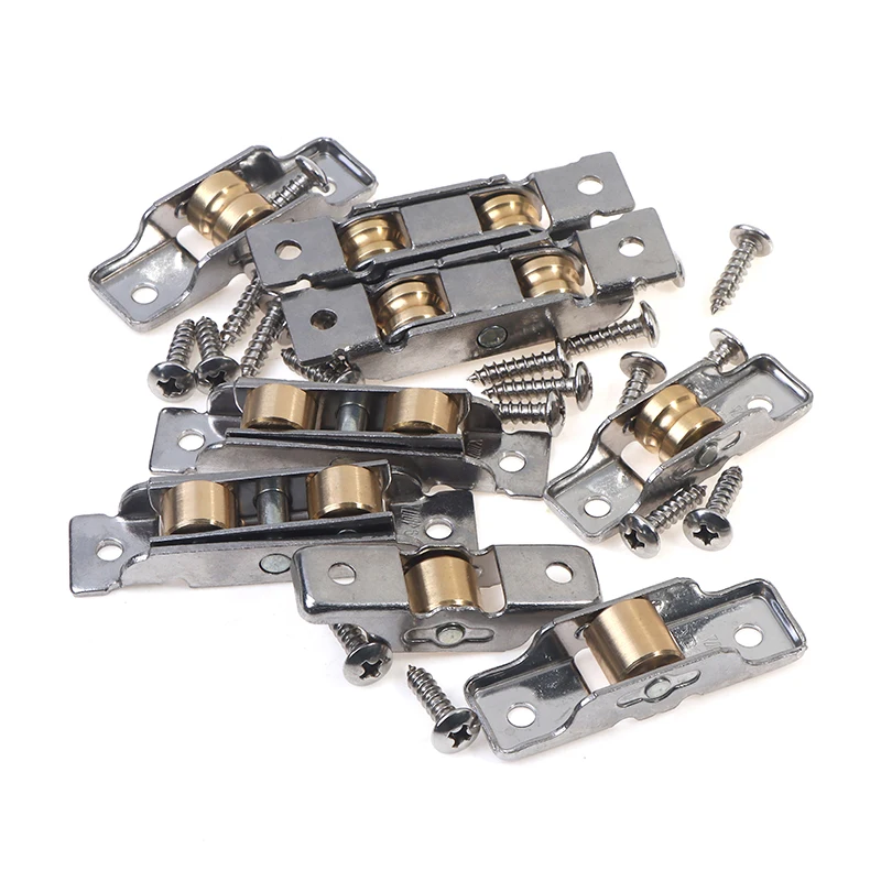 1PCS Sliding Door Wheels Rollers Heavy Mute Stainless Steel Window Sliding Door Bearing Rollers Furniture Hardware