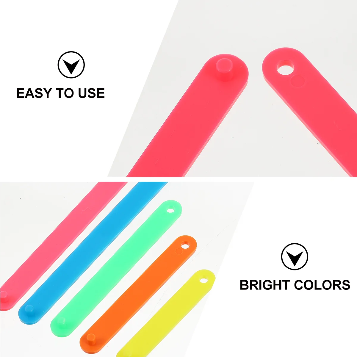 50 Pcs Square Splicing Strip Primary School Math Manipulatives Kindergarten Plastic Mathematics Teaching AIDS