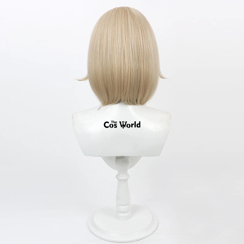 Delizioso in DungeonFalin Touden Falingon 38 cm corto rettilineo anime cosplay parrucche fibra resistente al calore capelli sintetici + cappuccio parrucca