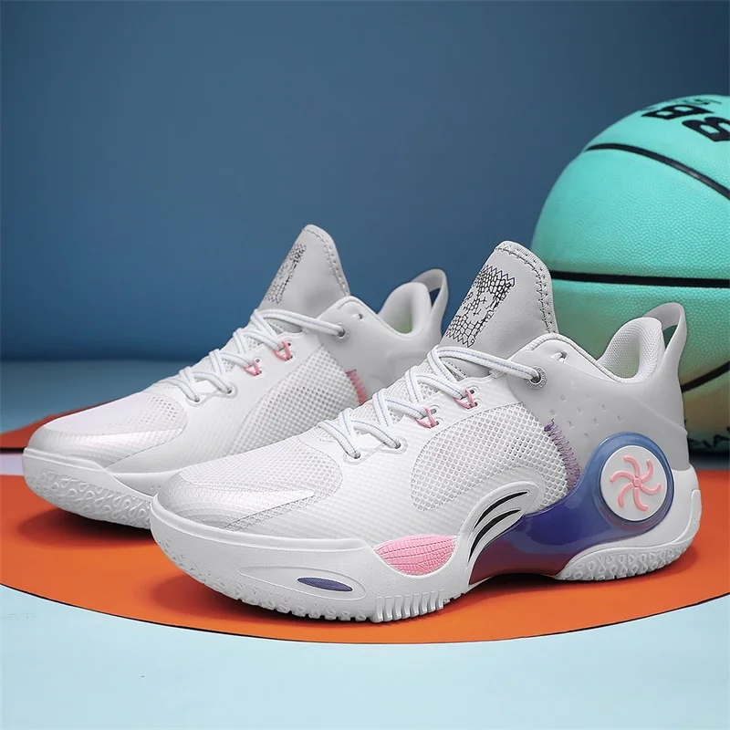 2024 New Men Basketball Sneakers Non Slip Basketball Training Shoes Breathable Women Basketball Boots Training Athletic Shoes