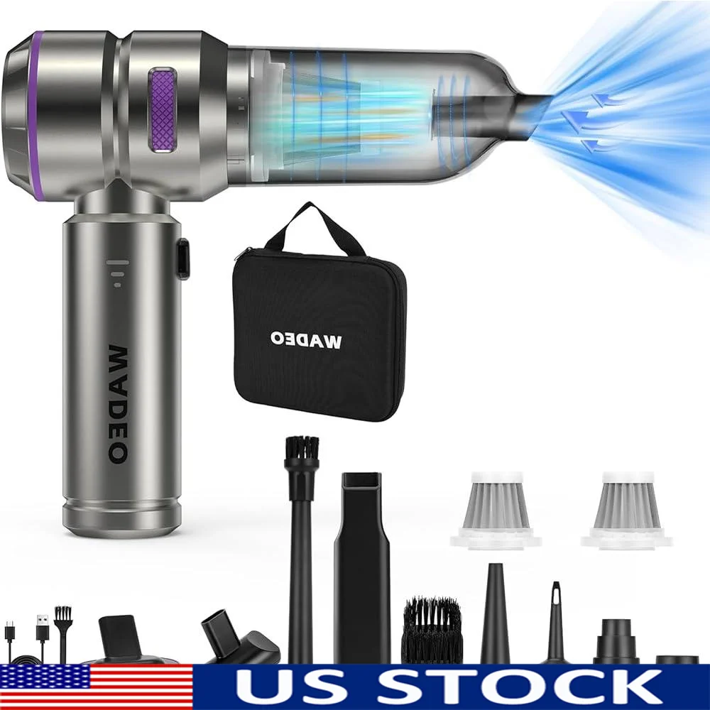 Cordless Handheld Vacuum 4-in-1 21000PA Brushless Motor Car Cleaner with Air Duster 7500mAh Battery Accessories Portable
