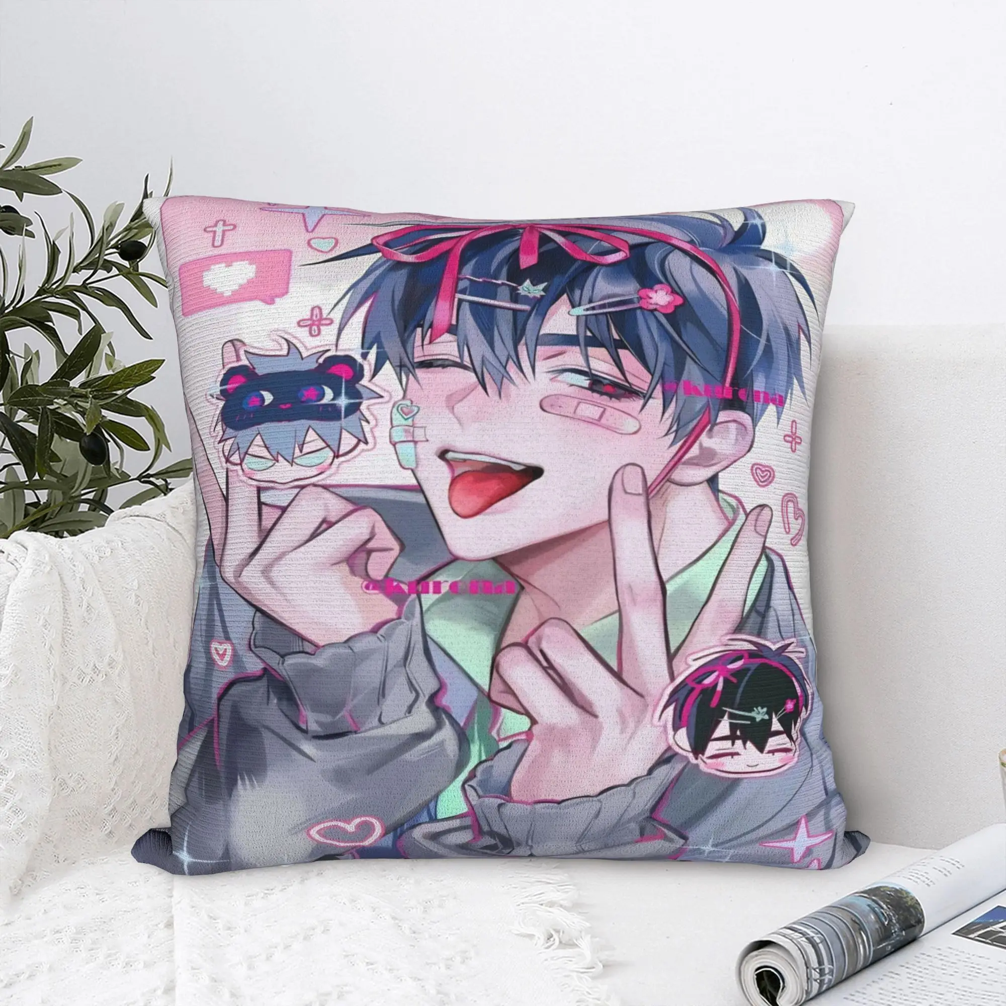 Funda de almohada Ivan y hasta el escenario alienígena, funda de almohada suave para silla de sala de estar, fundas de almohada Retro de moda