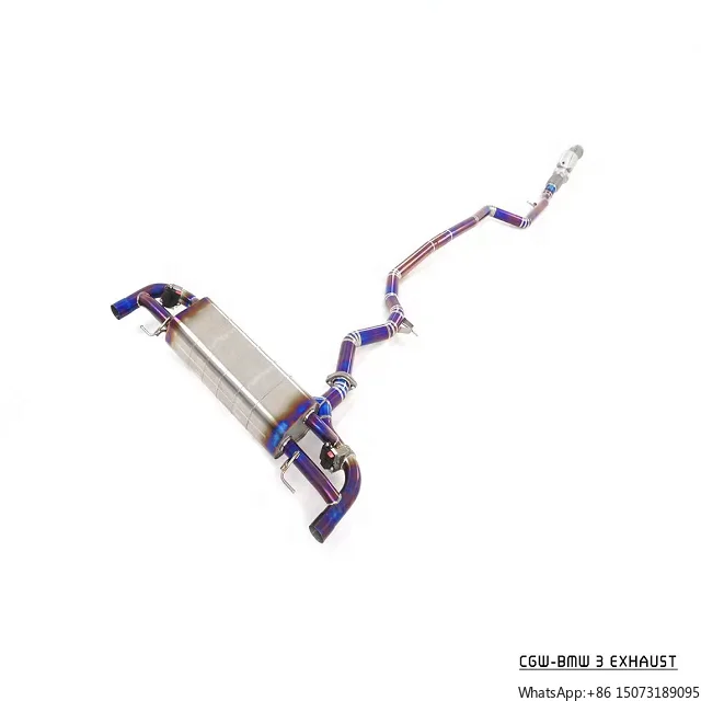 

Easy Fitment Titanium Exhaust Blue Burnt Catback Muffler Piping for G20 G28 Full System